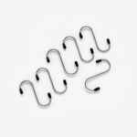 S-Shaped Hanging Hooks for Kitchen & Home Use – Strong Metal Hooks (6 Pc Set) - Sleeve Design by Nari Haat, Indian ...