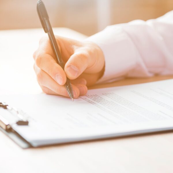 Transparent Premium Exam Pad with Centimeter Measuring Side for Students - Front View by Nari Haat, Indian ethnic wea...