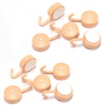 Self-Adhesive Sticky Wall Hooks (10 Pcs) - Back View by Nari Haat, Indian ethnic wear, women clothing, designer suit