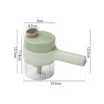 4 in 1 Electric Handheld Cooking Hammer Vegetable Cutter Fruit Slicer - Full Detail by Nari Haat, Indian ethnic wear,...