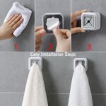 4 Pc Towel Holder – Easy Wall Mount for Bathroom & Kitchen Towel Hanging. - Full Detail by Nari Haat, Indian ethnic...