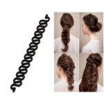 Fishbone Bun Maker Hair Tool for Women for Easy Hairstyling at Home & Parlours - Front View by Nari Haat, Indian ethn...