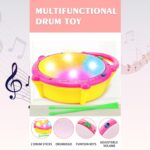 Flash Drum Toy – Colorful Musical Drum with Light Effects, Best Gift for Kids - Full Detail by Nari Haat, Indian et...