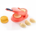 2-in-1 Dumpling Press Mould for Gujiya & Momos - Neckline Detail by Nari Haat, Indian ethnic wear, women clothing, de...