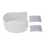 Corner Shelf Bathroom Kitchen Rack Self Adhesive Wall Mount Storage Basket - Back View by Nari Haat, Indian ethnic we...