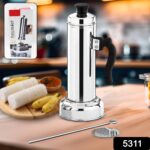 Puttu Maker Set with Steamer Plate & Pressure Cooker Top, Stainless Steel - With Dupatta by Nari Haat, Indian ethnic ...