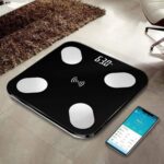 Bluetooth Body Fat Scale Digital Smart Body Weight Scale iOS and Android App to Manage Body Weight, Body Fat, Water, ...