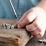 4 Pc Helper Tool Set used while doing plumbing and electrician repairment - Closeup Embroidery by Nari Haat, Indian e...