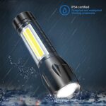 Mini Search Rechargeable LED Long Range Flashlight Emergency Light Torch - Full Detail by Nari Haat, Indian ethnic we...