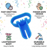 Balloon Tying Tool – Fast Knotting for Party Decorations - Sleeve Design by Nari Haat, Indian ethnic wear, women cl...