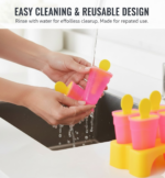 Kulfi Maker Moulds Set Plastic Homemade Kulfi Mould 6pcs Set For Freezer Use - Back View by Nari Haat, Indian ethnic ...