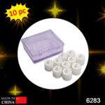 Festival Decorative - LED Yellow Tealight Candles Container, Diwali (White, 10 Pcs) - Image 2