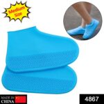 Non-Slip Silicone Rain Anti skid Waterproof Fordable Boot Shoe Cover (Mix Color) - With Dupatta by Nari Haat, Indian ...