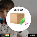 30pc Pull Along Back train Friction Power Toy Vehicle Push and Go Crawling Toys Baby - With Dupatta by Nari Haat, Ind...