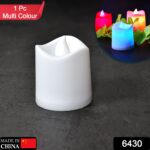 1PC Festival Decorative LED Tealight Candles – Battery Operated for Party & Diwali - Image 2
