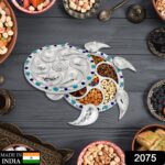 Multipurpose 7-Compartment Dry Fruit & Snack Storage Box - With Dupatta by Nari Haat, Indian ethnic wear, women cloth...