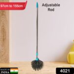 Extendable Stainless Steel Cobweb Brush for Ceiling, Lights, Fans & Home Dusting - Image 2