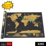 Scratch Off Map Interactive Vacation Poster World Travel Maps - With Dupatta by Nari Haat, Indian ethnic wear, women ...