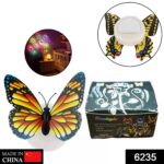 The Butterfly 3D Night Lamp Comes with 3D Illusion Design Suitable for Drawing Room - With Dupatta by Nari Haat, Indi...