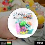 AT38 5Pc Rattles Baby Toy game for kids and babies for playing and enjoying purposes - With Dupatta by Nari Haat, Ind...