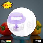 Quick 2in1 Chopper and Slicer Used Widely for chopping and Slicing of Fruits - Image 2