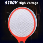 Rechargeable Electric Mosquito Killer Racket with Cable - Fabric Detail by Nari Haat, Indian ethnic wear, women cloth...