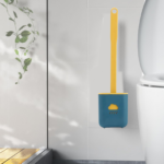 Silicone Toilet Brush with Quick Dry Holder