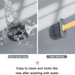 Silicone Toilet Brush with Holder (Without Box) - Closeup Embroidery by Nari Haat, Indian ethnic wear, women clothing...