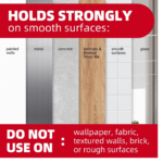 Adhesive Screw Wall Hook for Home & Office Hanging - Back View by Nari Haat, Indian ethnic wear, women clothing, desi...