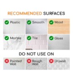 Transparent Rubber Vacuum Hangers for Bathroom, Kitchen, and Wall - Sleeve Design by Nari Haat, Indian ethnic wear, w...