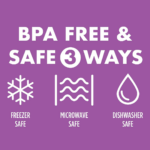 Plastic Lock Food Storage 4 Section Container Jar for Grocery, Fridge Container. - Back View by Nari Haat, Indian eth...