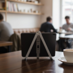 Slim Tablet Mobile Stand Adjustable Foldable Tablet Stand Scaffold (1 Pc) - Closeup Embroidery by Nari Haat, Indian e...