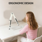 Slim Tablet Mobile Stand Adjustable Foldable Tablet Stand Scaffold (1 Pc) - Sleeve Design by Nari Haat, Indian ethnic...