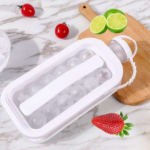 Foldable Ice Tray with Lid, 2-in-1 Ice Ball Maker - Image 5
