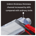 Heavy Duty 18mm Cutter Knife Set with Extra Blades for Office & Home - Closeup Embroidery by Nari Haat, Indian ethnic...