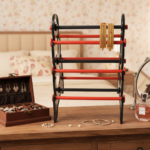 Bangle Stand 3 Step Bangle Storage Organizer Suitable For Display & Home - Back View by Nari Haat, Indian ethnic wear...