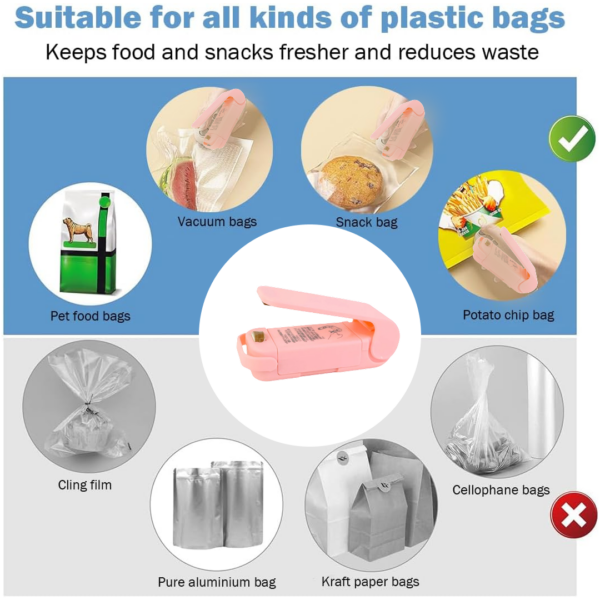 Mini Plastic Bag Sealer for Food