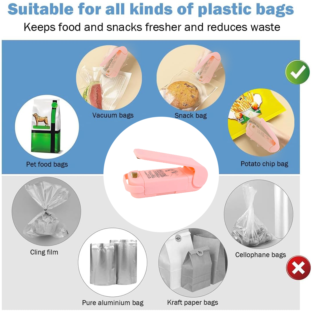Mini Plastic Bag Sealer for Food