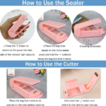 Mini Plastic Bag Sealer – Portable Heat Sealing Machine (Battery Operated / 1 Pc) - Back View by Nari Haat, Indian ...