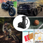 Mini Foot Pump Inflator For  Bike and car - Front View by Nari Haat, Indian ethnic wear, women clothing, designer suit