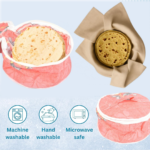 Washable cotton cloth chapatti casserole box