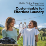 Cloth Drying Wire High Quality Agriculture & Gardening Use Wire ( 25Mtr ) - Back View by Nari Haat, Indian ethnic wea...