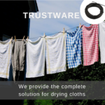 10 meter high quality cloth drying wire