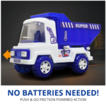 Big Friction Powered Dumper Truck Toy for Kids - Closeup Embroidery by Nari Haat, Indian ethnic wear, women clothing,...