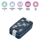 Leak-Proof Airtight Lunch Box with Spoon, 2 Compartments - Full Detail by Nari Haat, Indian ethnic wear, women clothi...