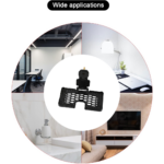 Multi-Purpose Wall Holder Stand for Charging Mobile (Black) - Back View by Nari Haat, Indian ethnic wear, women cloth...