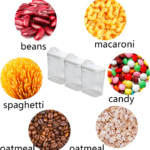 Kitchen Storage Jars & Container Set 3pc , Transparent Jar Set For home & Kitchen Use - Closeup Embroidery by Nari Ha...