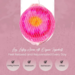 World Air freshener Flowers Block for Bathroom and Toilet - Fabric Detail by Nari Haat, Indian ethnic wear, women clo...