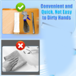 Plastic Easy Glass Cleaner 3 in 1 Spray Type Cleaning Brush, Pack of 1 - Closeup Embroidery by Nari Haat, Indian ethn...