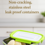 Ganesh Junior Stainless Steel Lunch Pack for Office & School Use - Closeup Embroidery by Nari Haat, Indian ethnic wea...